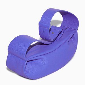 COS Blue crossbody leather bag